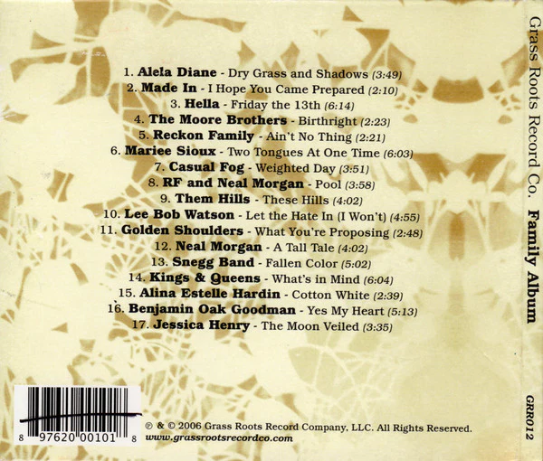 Various - Grass Roots Record Co. Family Album (CD) - Image 2
