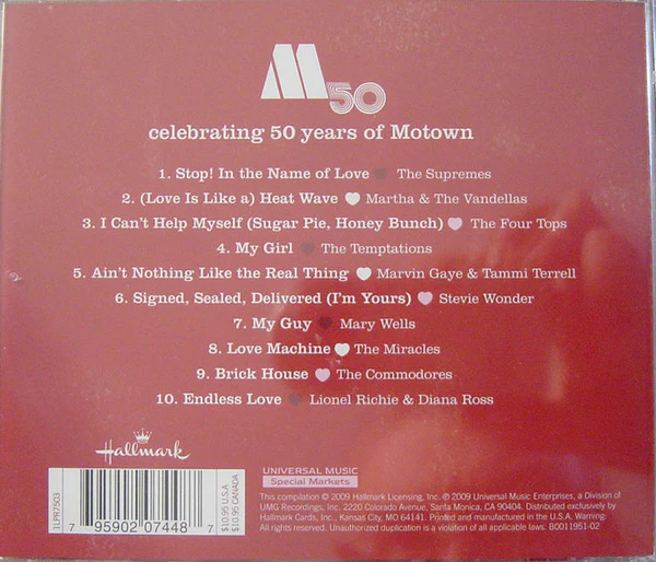Various - Heart & Soul (Celebrating 50 Years Of Motown) (CD) - Image 2
