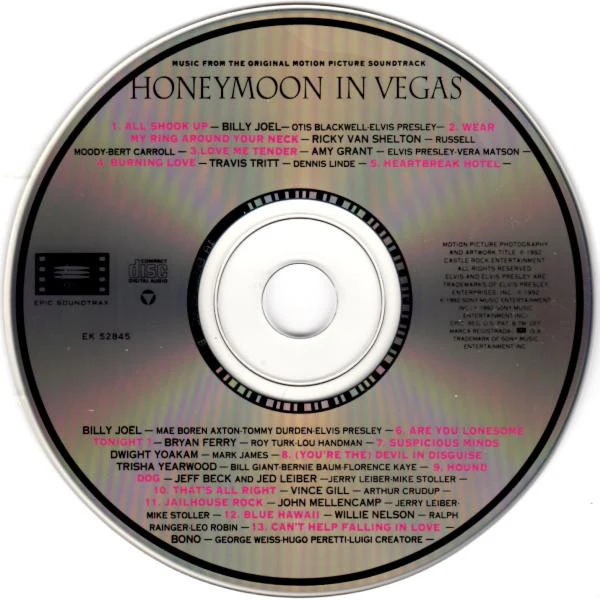 Various - Honeymoon In Vegas (Music From The Original Motion Picture Soundtrack) (CD) - Image 3