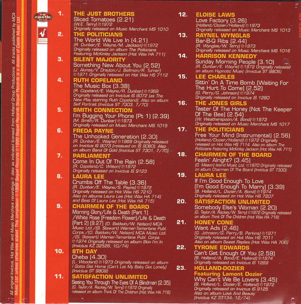 Various - Invictus Club Classics (CD) - Image 4