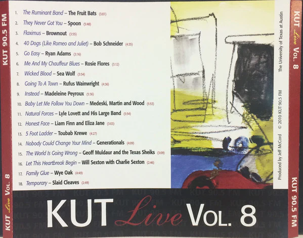 Various - KUT Live Vol. 8 (CD) - Image 2