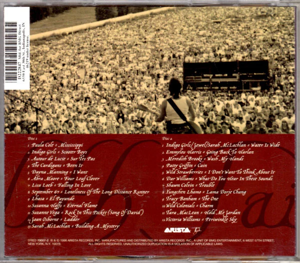 Various - Lilith Fair (A Celebration Of Women In Music) (CD) - Image 2