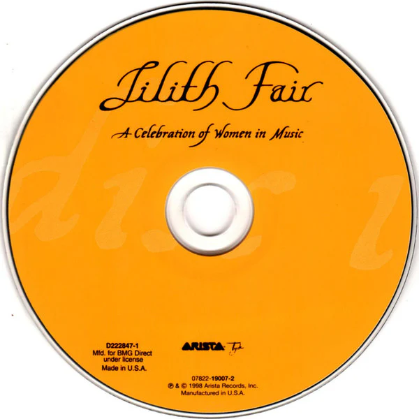 Various - Lilith Fair (A Celebration Of Women In Music) (CD) - Image 3