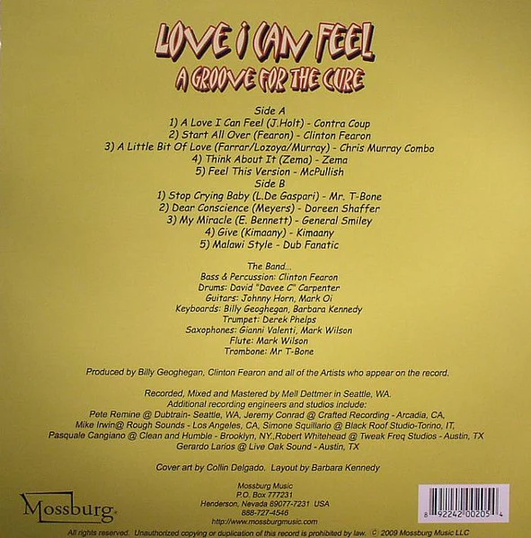 Various - Love I Can Feel: A Groove For The Cure (Vinyl) - Image 2