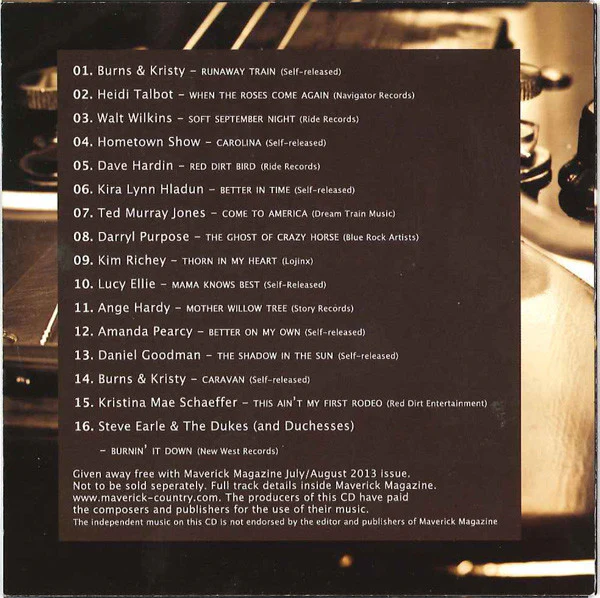 Various - Maverick Music Vol 5, Issue 121 (CD) - Image 2