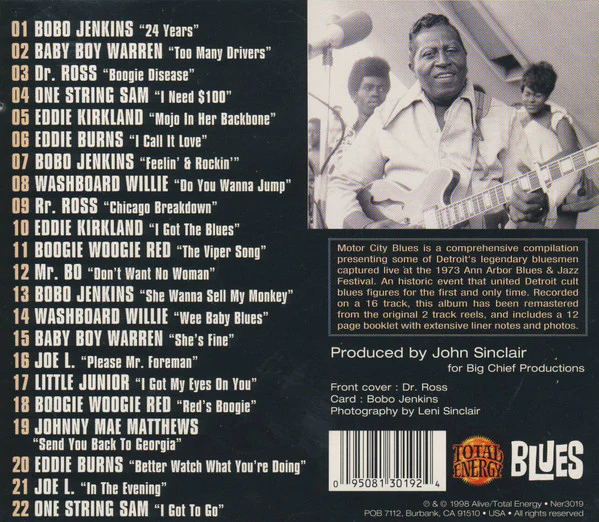 Various - Motor City Blues (CD) - Image 2