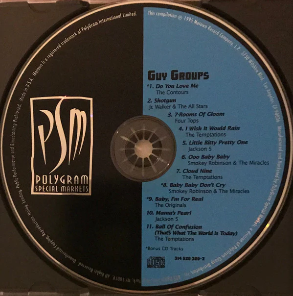 Various - Motown Legends Guy Groups (CD) - Image 4