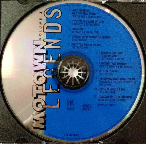 Various - Motown Legends Volume 3 (CD) - Image 3