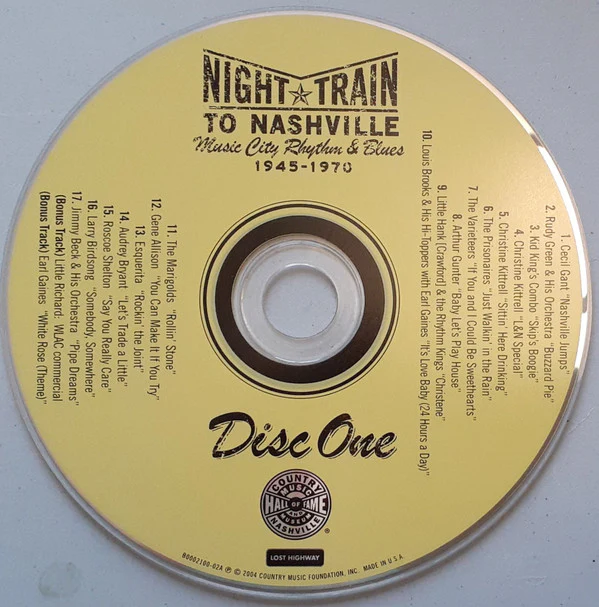 Various - Night Train To Nashville: Music City Rhythm & Blues, 1945-1970 (CD) - Image 3