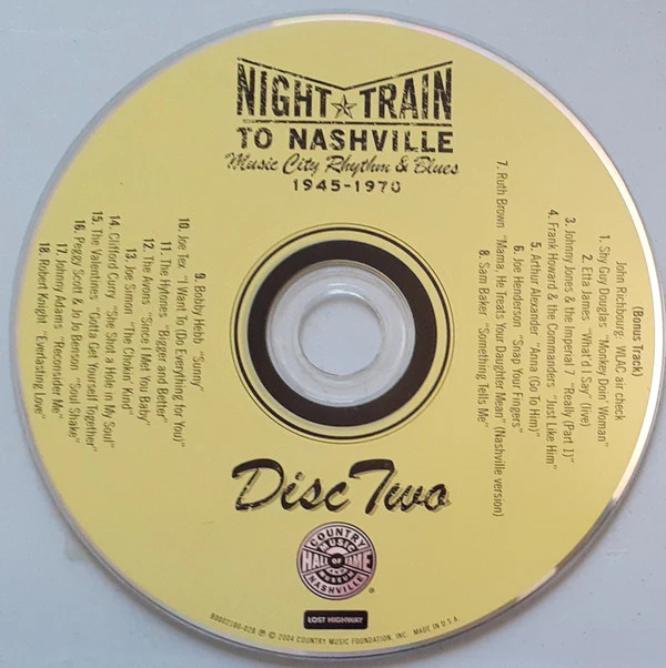 Various - Night Train To Nashville: Music City Rhythm & Blues, 1945-1970 (CD) - Image 4