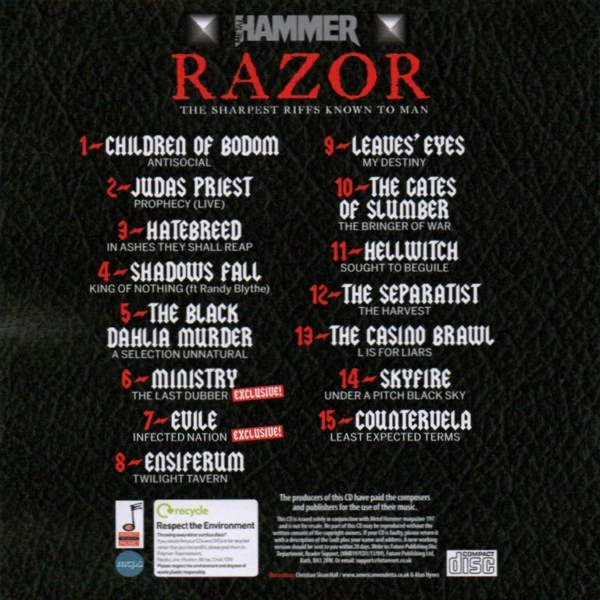 Various - Razor: The Sharpest Riffs Known To Man (CD) - Image 2