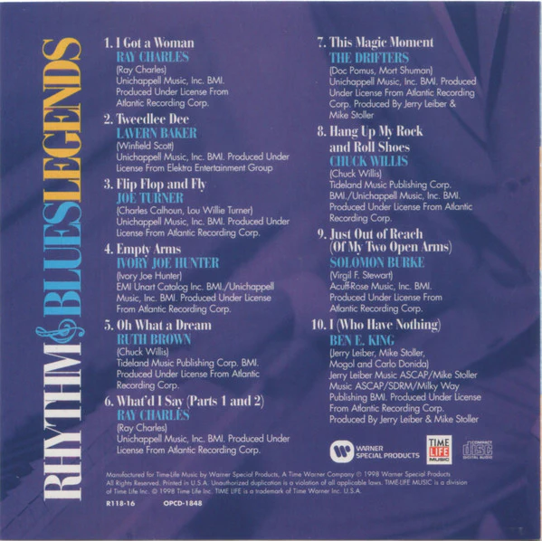 Various - Rhythm & Blues Legends (CD, Comp) - Image 2