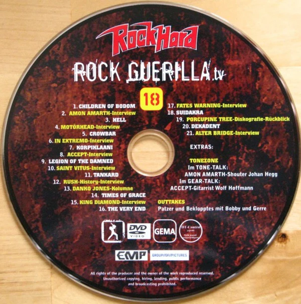 Various - Rock Guerilla.tv Vol. 18 (DVD) - Image 3