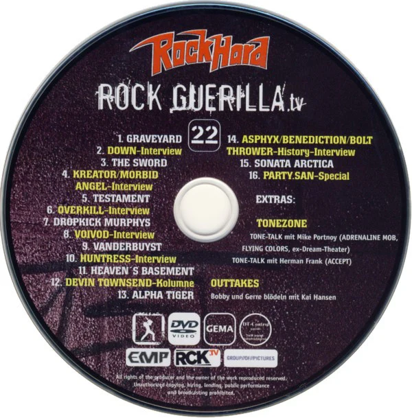 Various - Rock Guerilla.tv Vol. 22 (DVD) - Image 2