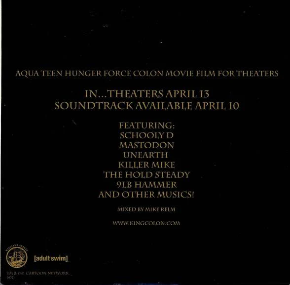 Various - Selected Tracks From Aqua Teen Hunger Force Colon Movie Film For Theaters Colon The Soundtrack (CD) - Image 2
