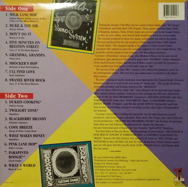 Various - Sir Coxsone & Duke Reid In Concert At Forresters Hall (Vinyl) - Image 2