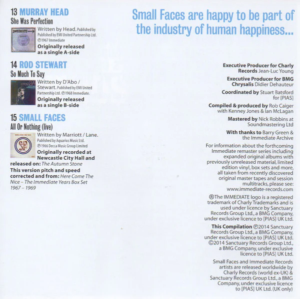 Various - Small Faces & Friends (CD) - Image 5
