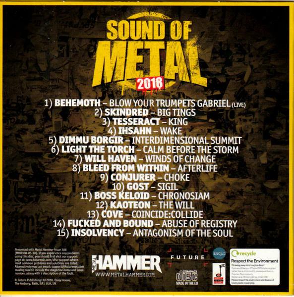 Various - Sound Of Metal 2018 (CD) - Image 2