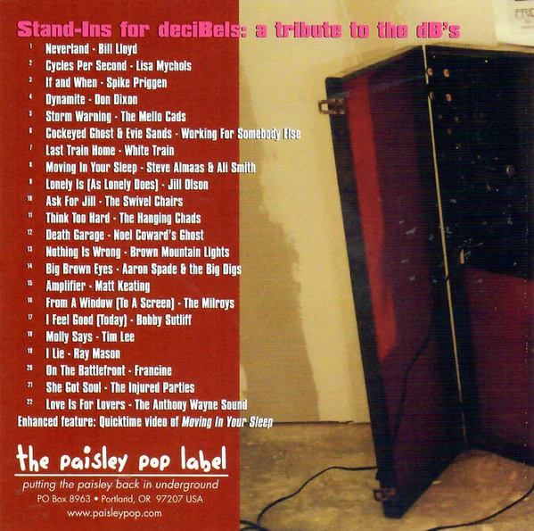 Various - Stand-Ins For Decibels - A Tribute To the dB's (CD) - Image 2