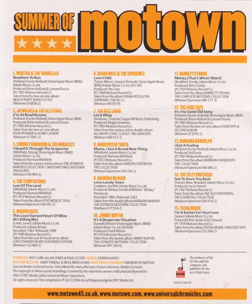 Various - Summer Of Motown (CD) - Image 4