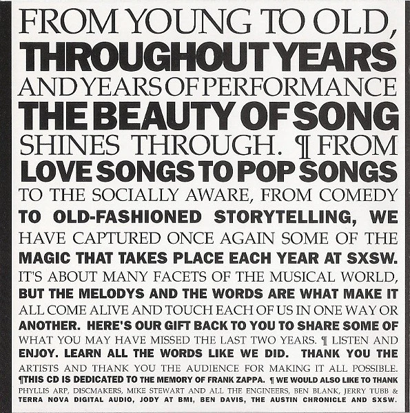 Various - SXSW Live Vol.2 (CD) - Image 4