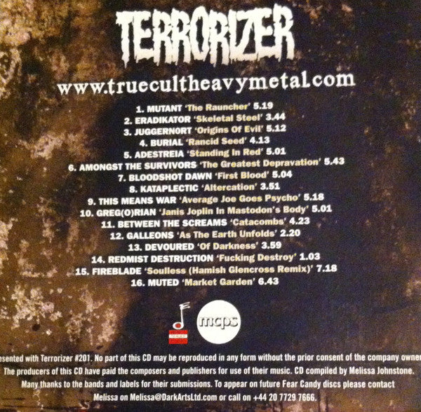 Various - Terrorizer Presents Grindhouse - A New Night For True Cult Metalheads (CD) - Image 2