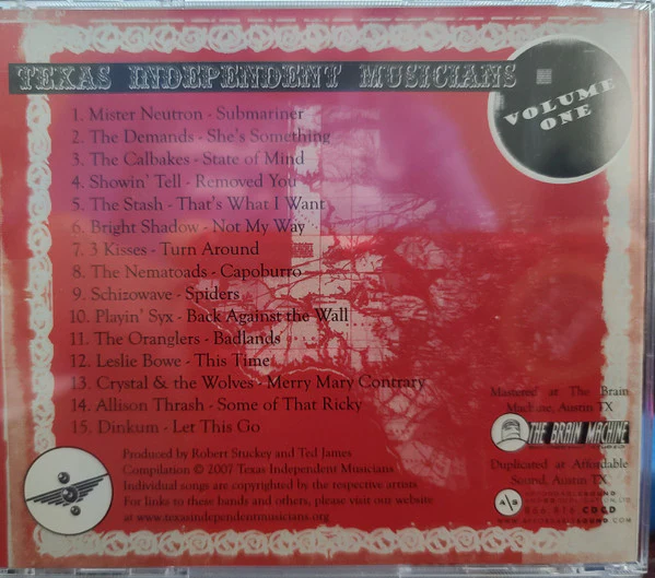 Various - Texas Independent Musicians Volume One (CD) - Image 4