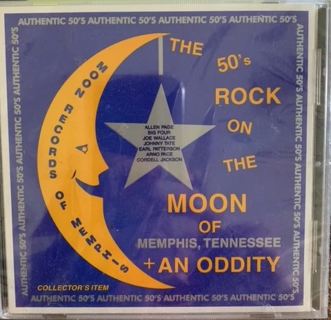 Various - The 50's Rock On The Moon Of Memphis, Tennessee + An Oddity (CD)