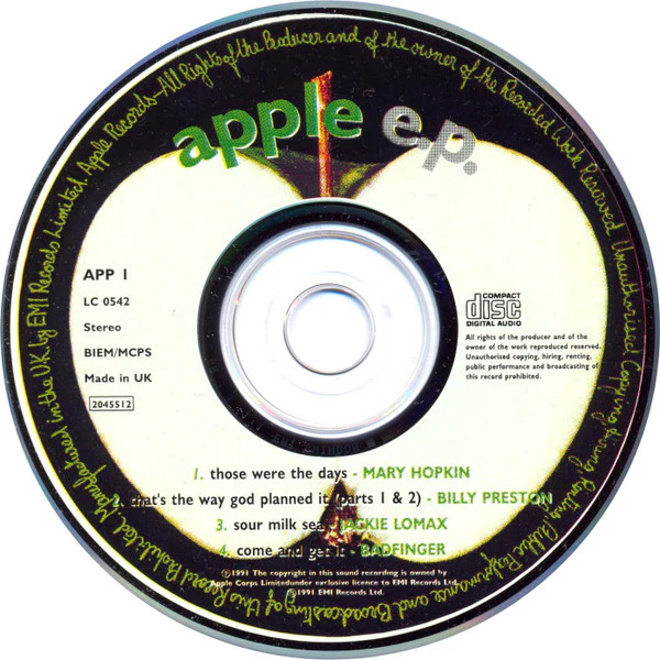 Various - The Apple E.P. (CD) - Image 4