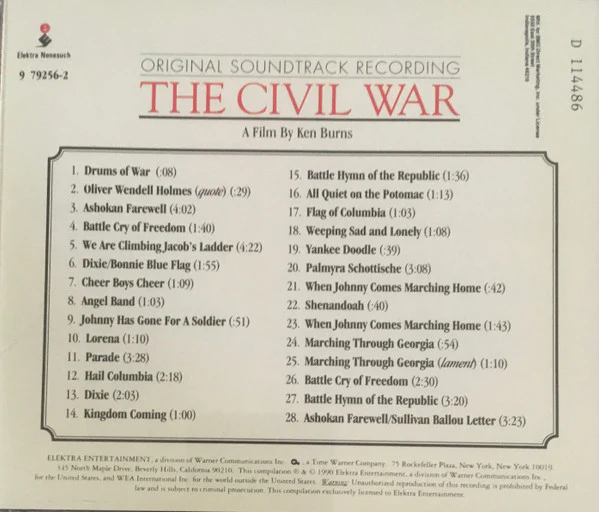 Various - The Civil War - Original Soundtrack Recording (CD) - Image 2