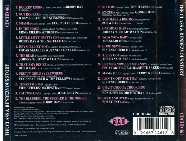 Various - The Class & Rendezvous Story (CD) - Image 2