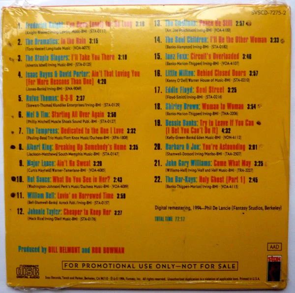 Various - The Complete Stax / Volt Soul Singles, Vol.3: 1972-1975 Sampler (CD) - Image 2