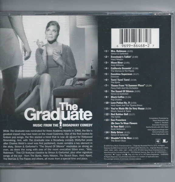 Various - The Graduate - Music From The Broadway Comedy  (CD) - Image 2