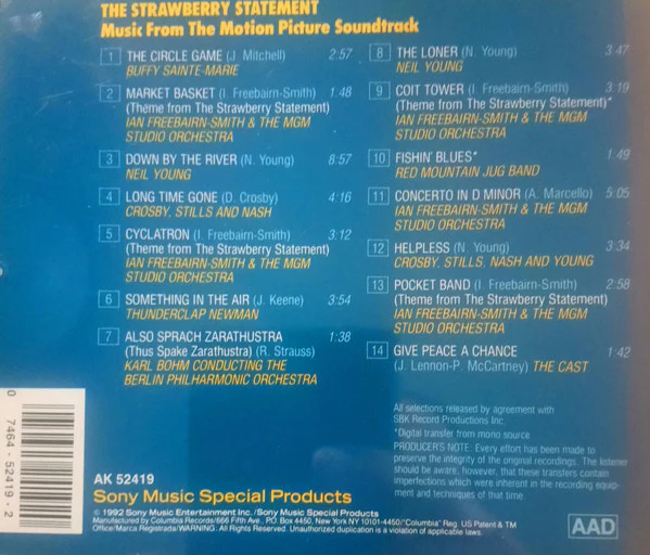 Various - The Strawberry Statement (CD) - Image 3