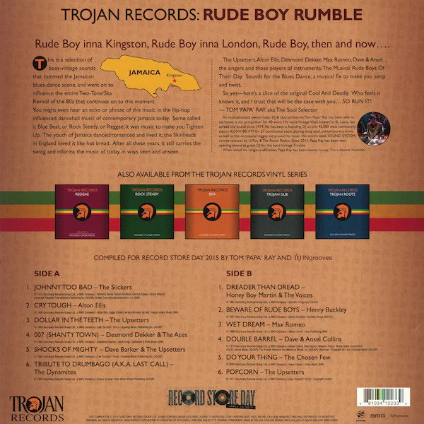Various - Trojan Records - Rude Boy Rumble (LP, Comp) - Image 2