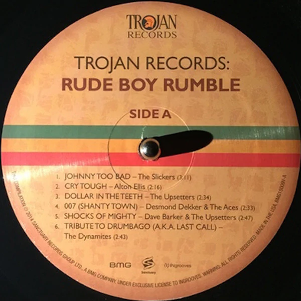 Various - Trojan Records - Rude Boy Rumble (LP, Comp) - Image 3