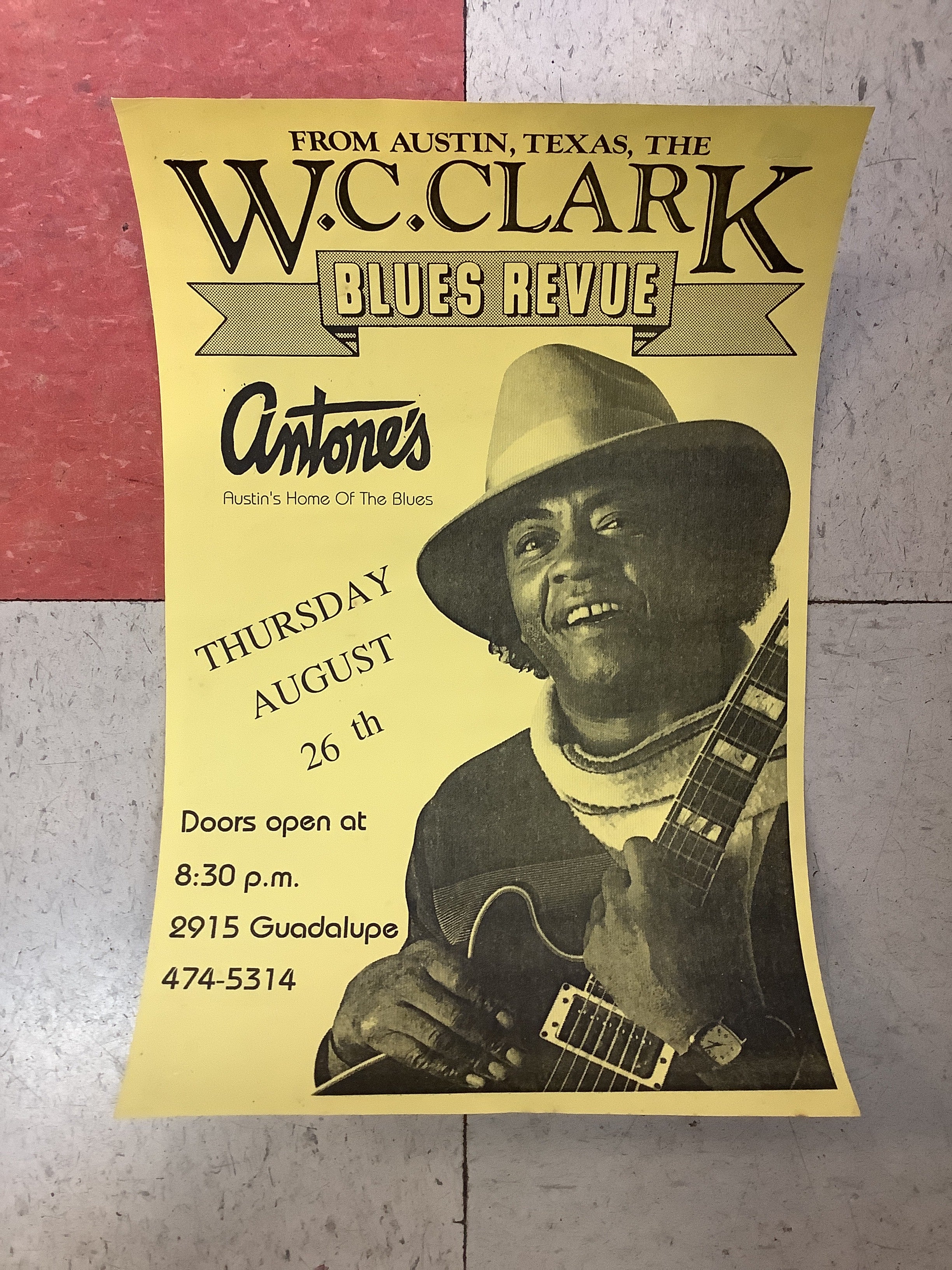 W.C. Clark at Antone's (Poster)