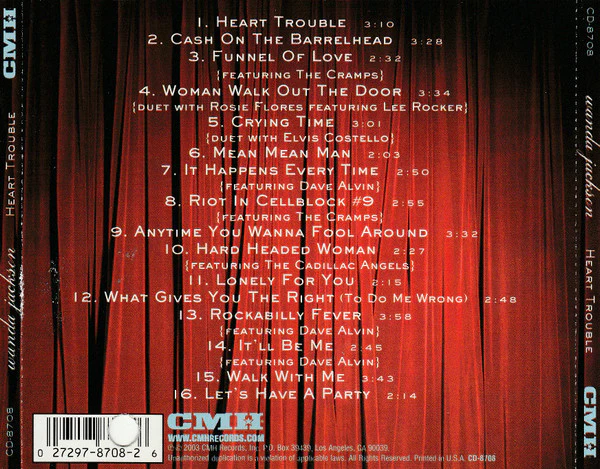 Wanda Jackson - Heart Trouble (CD) - Image 3