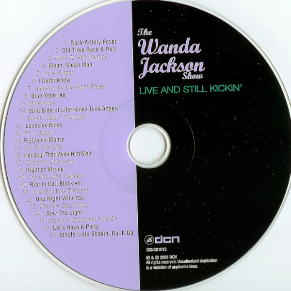 Wanda Jackson - The Wanda Jackson Show Live And Still Kickin" (CD) - Image 3
