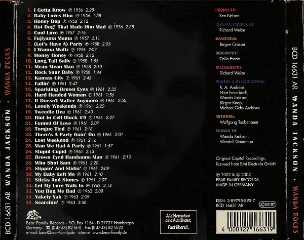 Wanda Jackson - Wanda Rocks (CD) - Image 2