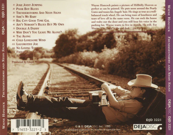 Wayne Hancock - Thunderstorms And Neon Signs (CD) - Image 2