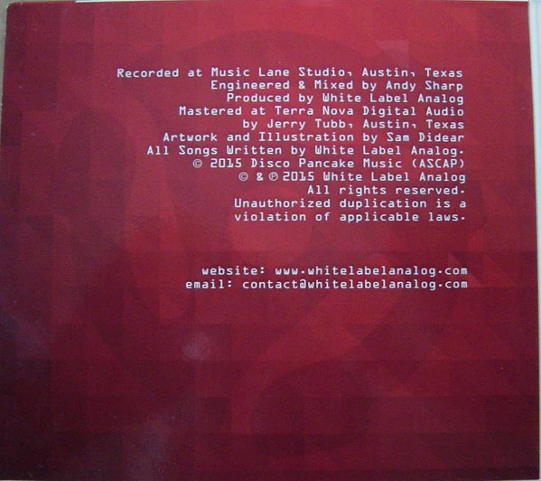 White Label Analog - A Little More Time (CD) - Image 4