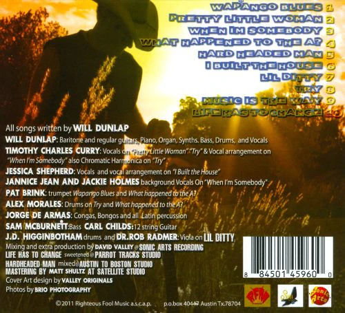 Will Dunlap - Wap'ango Blues (CD) - Image 2