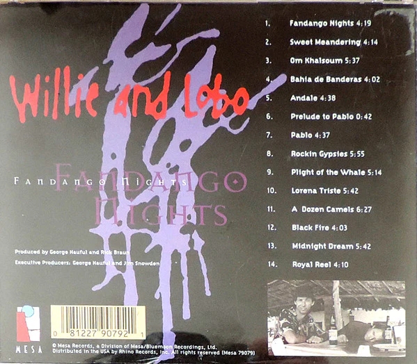 Willie And Lobo* - Fandango Nights (CD) - Image 4