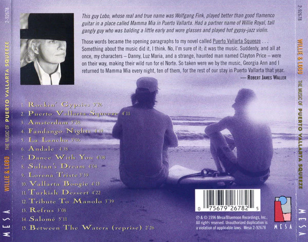 Willie & Lobo - The Music Of Puerto Vallarta Squeeze (CD) - Image 2