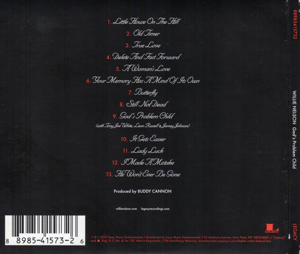 Willie Nelson - God's Problem Child (CD) - Image 2