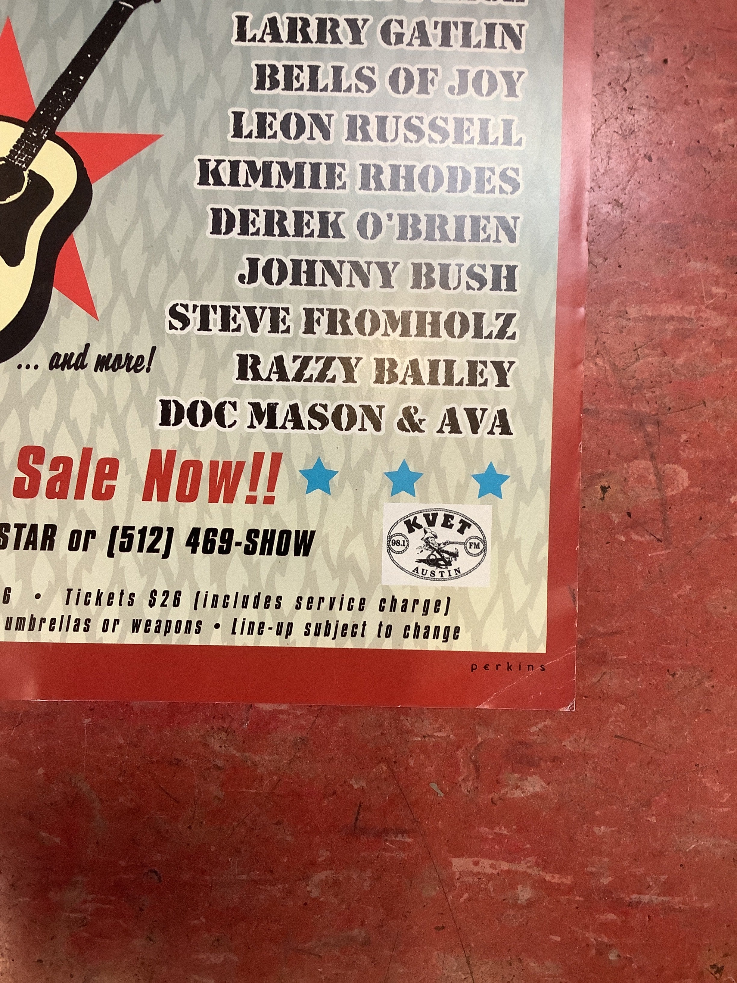 Willie Nelson's 4th of July Picnic - 1999 (Poster) - Image 4