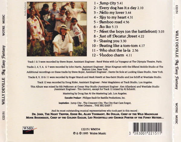 Willy DeVille - Big Easy Fantasy (CD) - Image 2