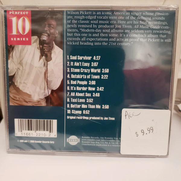 Wilson Pickett - Best Of Rounder Records - Essential Recordings It Ain't Easy (CD) - Image 2
