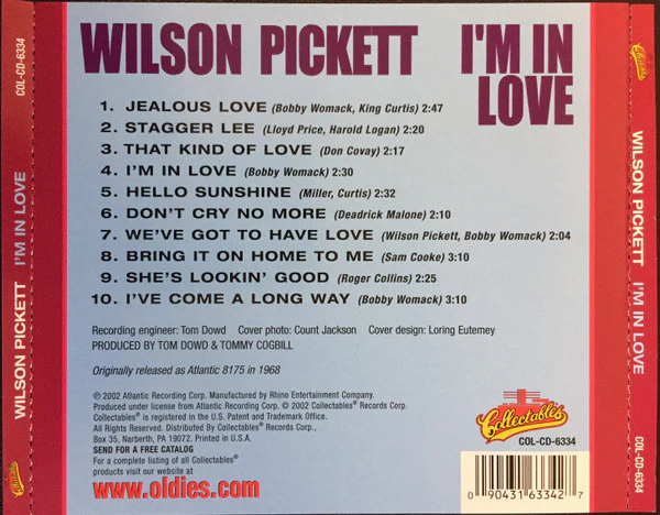 Wilson Pickett - I'm In Love (CD) - Image 2